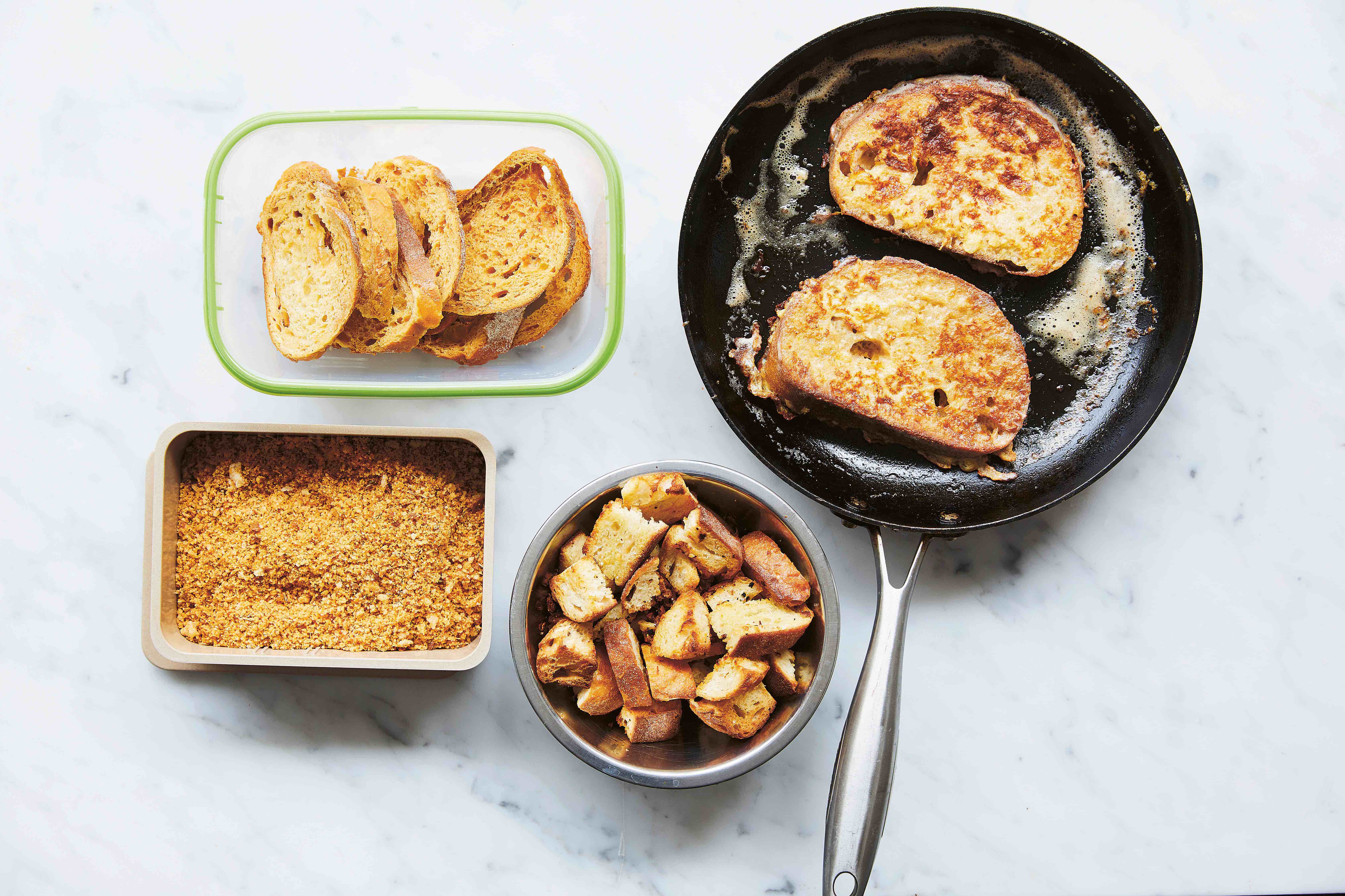 “Use It All” What to Do With Leftover Bread According to a Cookbook by